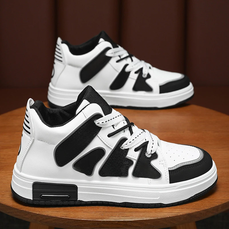 Factory Custom Skating Shoes for Boys Graffiti Fashion Unbranded Walking Shoes Casual Sports Sneaker for Man